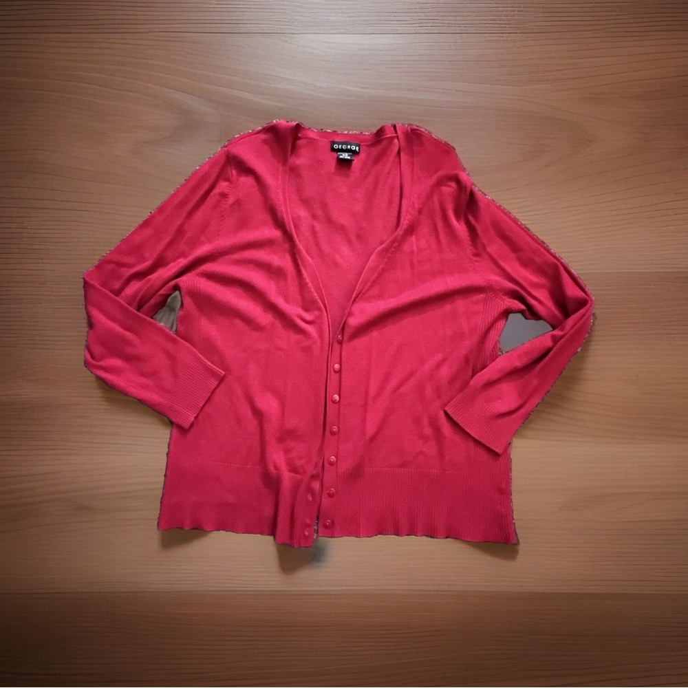 Women’s Red Cardigan Size 16/18